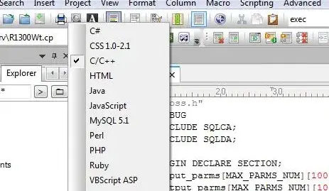 《UltraEdit》切换编程语言操作方法介绍