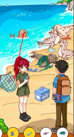 《我眼神儿贼好》解救小海豹怎么通关