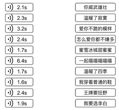 《文字的力量》听歌词连下一句怎么过