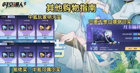 《时空猎人3》黄钻怎么消费好