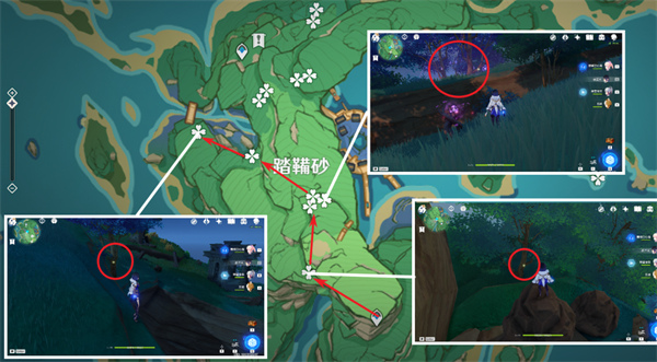 《原神》鬼兜虫采集路线分享