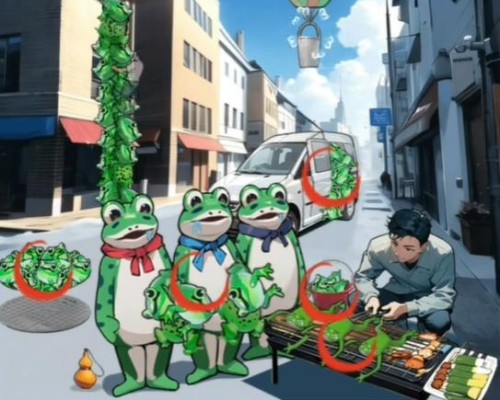 《你是不是虾》青蛙大街怎么过