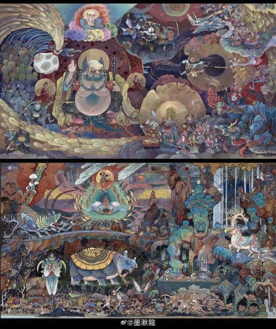 《黑神话：悟空》游戏章节画卷绘者发文：感恩游戏科学支持与信任