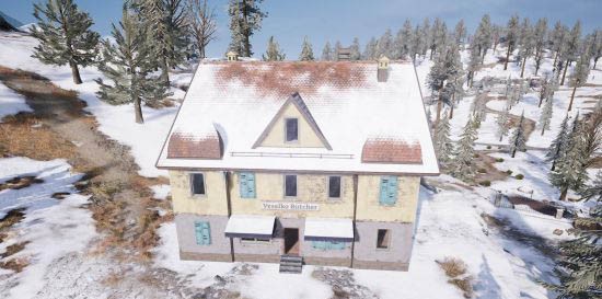 《绝地求生》雪地图那些房屋可以攀爬