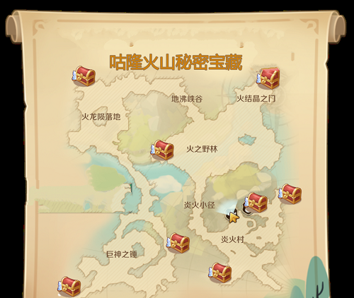 《龙之国物语》咕隆火山宝箱在哪里